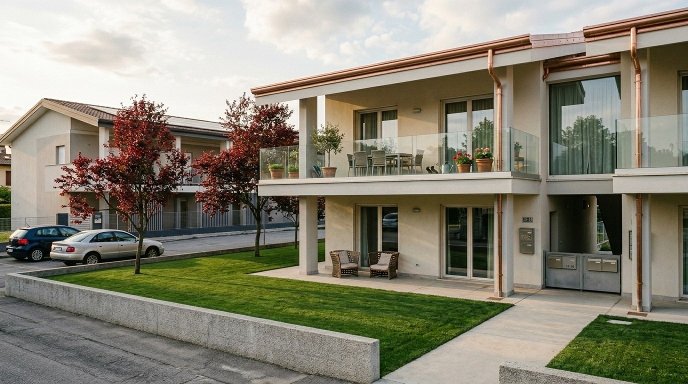 Attico vista lago